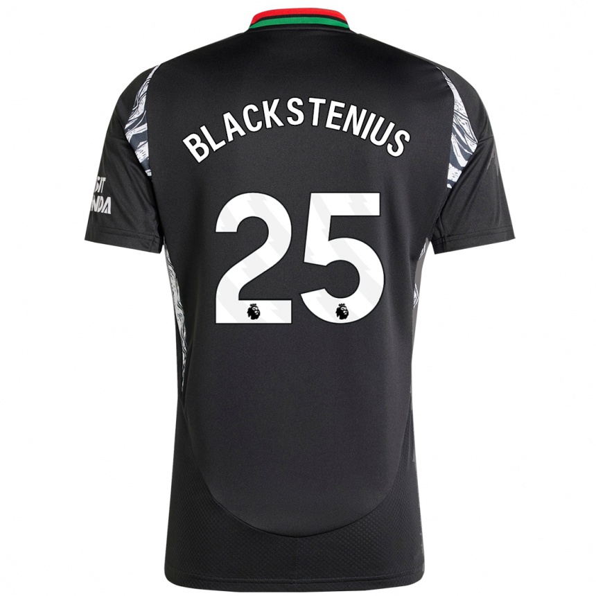 Enfant Football Maillot Stina Blackstenius #25 Noir Tenues Extérieur 2024/25 Canada