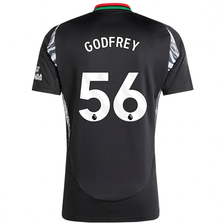 Enfant Football Maillot Freya Godfrey #56 Noir Tenues Extérieur 2024/25 Canada