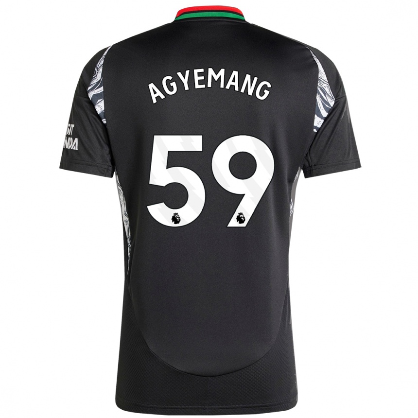 Kids Football Michelle Agyemang #59 Black Away Jersey 2024/25 T-Shirt Canada