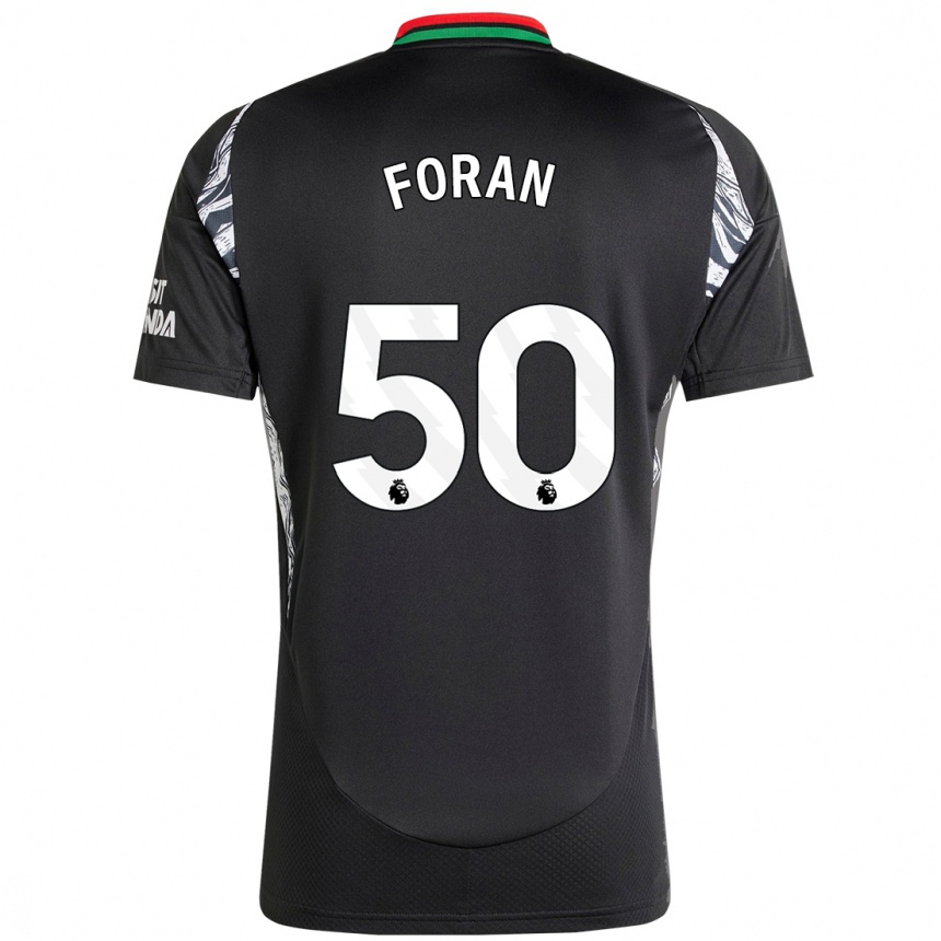 Enfant Football Maillot Taylor Foran #50 Noir Tenues Extérieur 2024/25 Canada