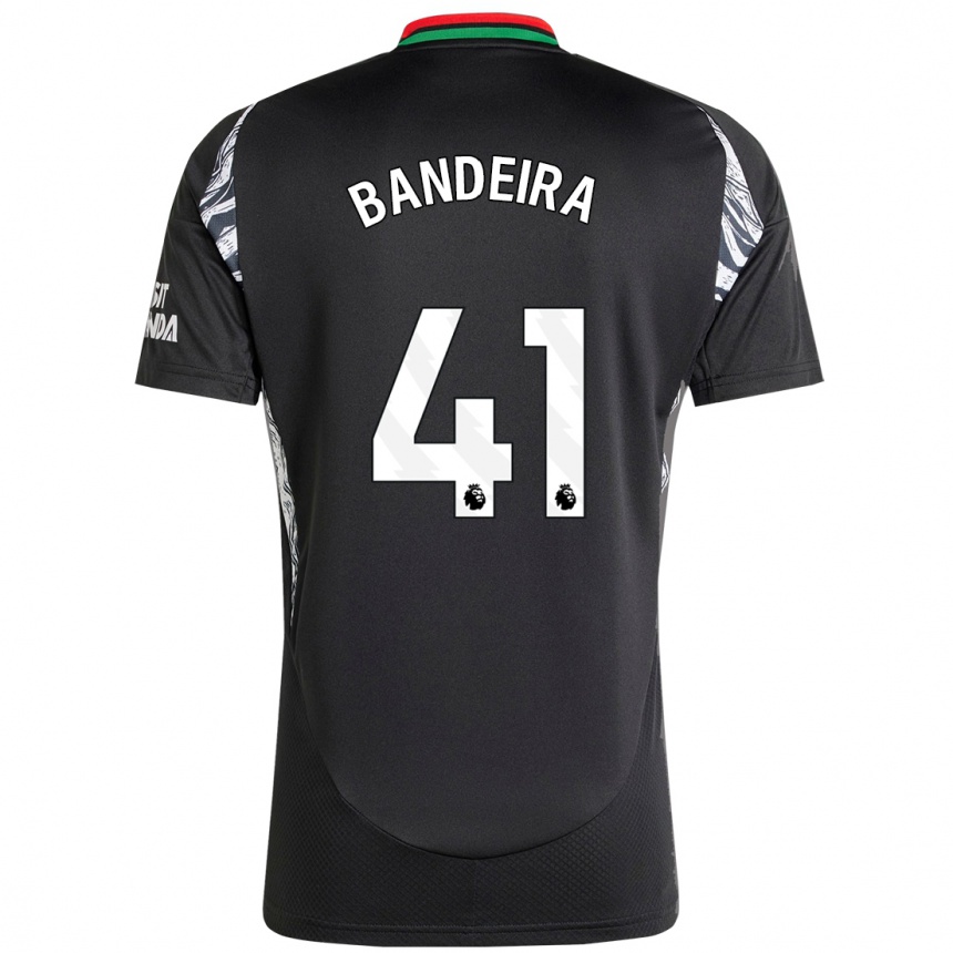 Enfant Football Maillot Mauro Bandeira #41 Noir Tenues Extérieur 2024/25 Canada