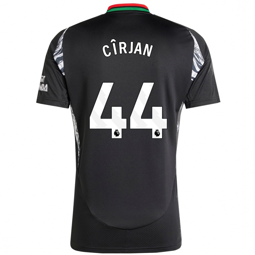 Kids Football Catalin Cîrjan #44 Black Away Jersey 2024/25 T-Shirt Canada