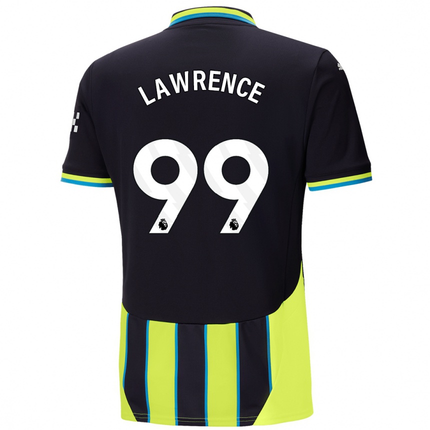 Enfant Football Maillot Emilio Lawrence #99 Bleu Jaune Tenues Extérieur 2024/25 Canada