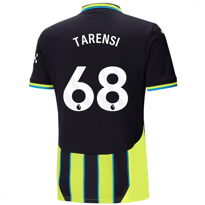 Enfant Football Maillot Oscar Tarensi #68 Bleu Jaune Tenues Extérieur 2024/25 Canada