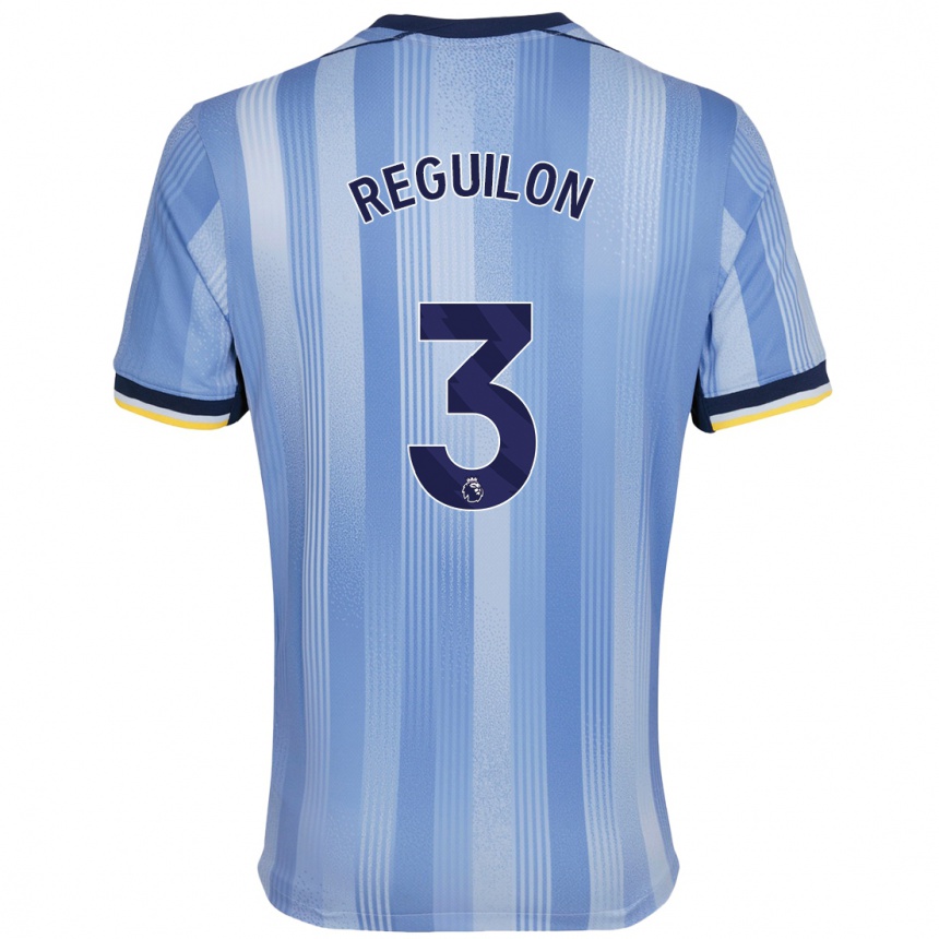 Enfant Football Maillot Sergio Reguilon #3 Bleu Clair Tenues Extérieur 2024/25 Canada