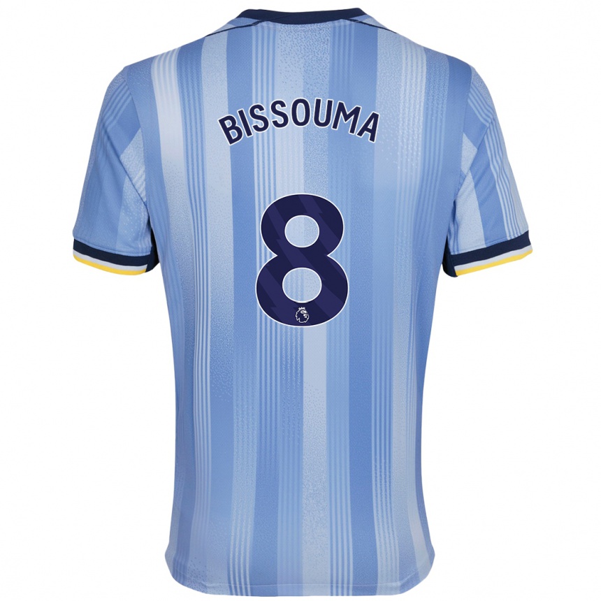 Kids Football Yves Bissouma #8 Light Blue Away Jersey 2024/25 T-Shirt Canada