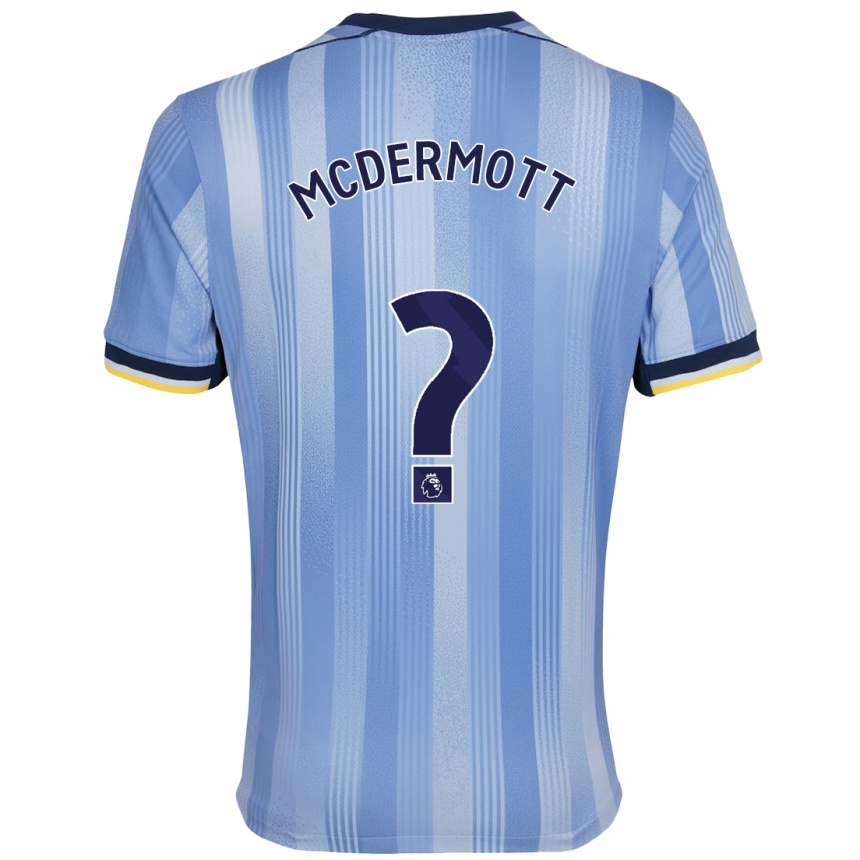 Enfant Football Maillot Pele Arganese-Mcdermott #0 Bleu Clair Tenues Extérieur 2024/25 Canada