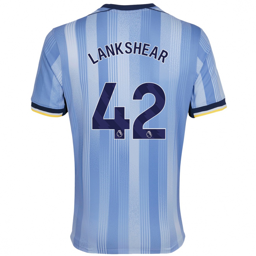 Enfant Football Maillot Will Lankshear #42 Bleu Clair Tenues Extérieur 2024/25 Canada