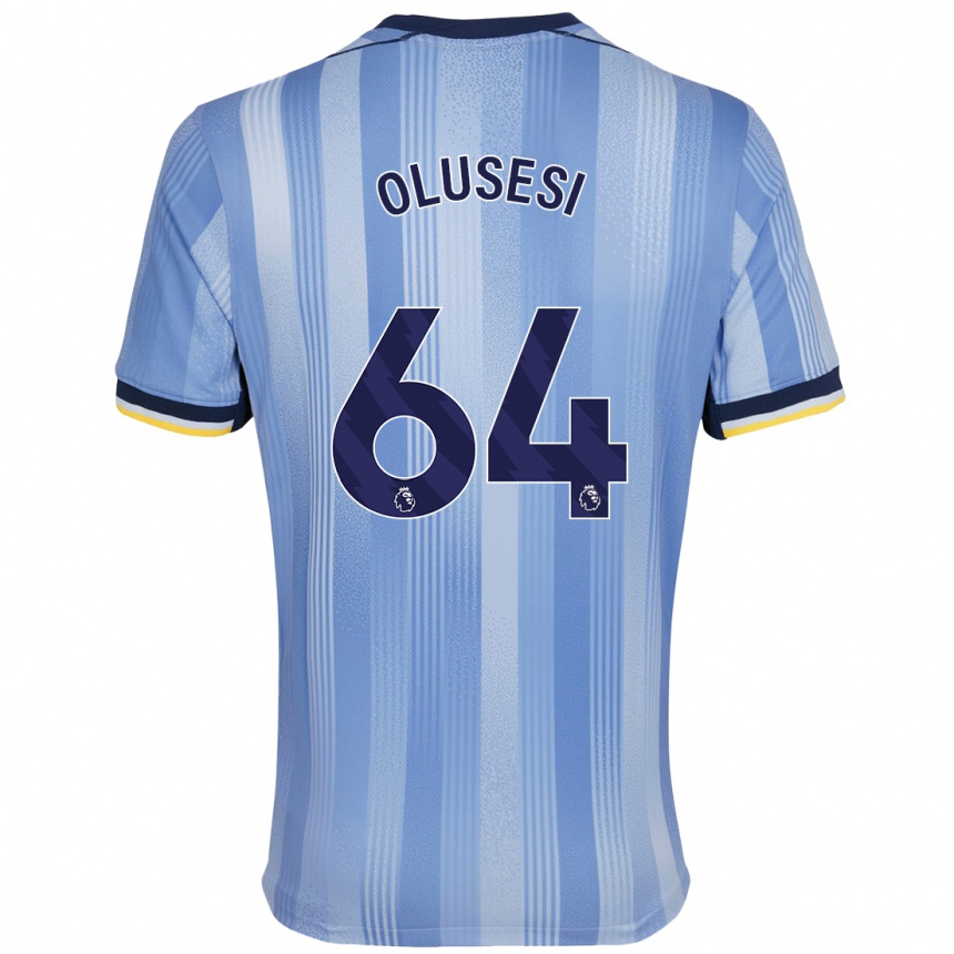 Kids Football Callum Olusesi #64 Light Blue Away Jersey 2024/25 T-Shirt Canada