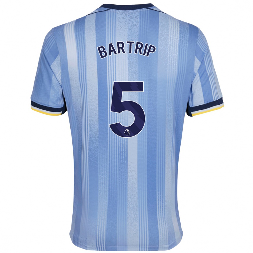 Enfant Football Maillot Molly Bartrip #5 Bleu Clair Tenues Extérieur 2024/25 Canada