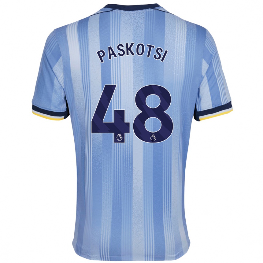 Enfant Football Maillot Maksim Paskotsi #48 Bleu Clair Tenues Extérieur 2024/25 Canada