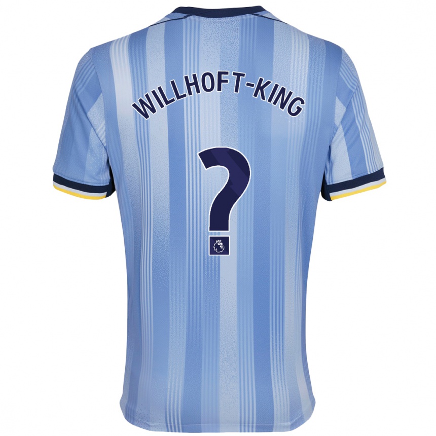 Enfant Football Maillot Han Willhoft-King #0 Bleu Clair Tenues Extérieur 2024/25 Canada