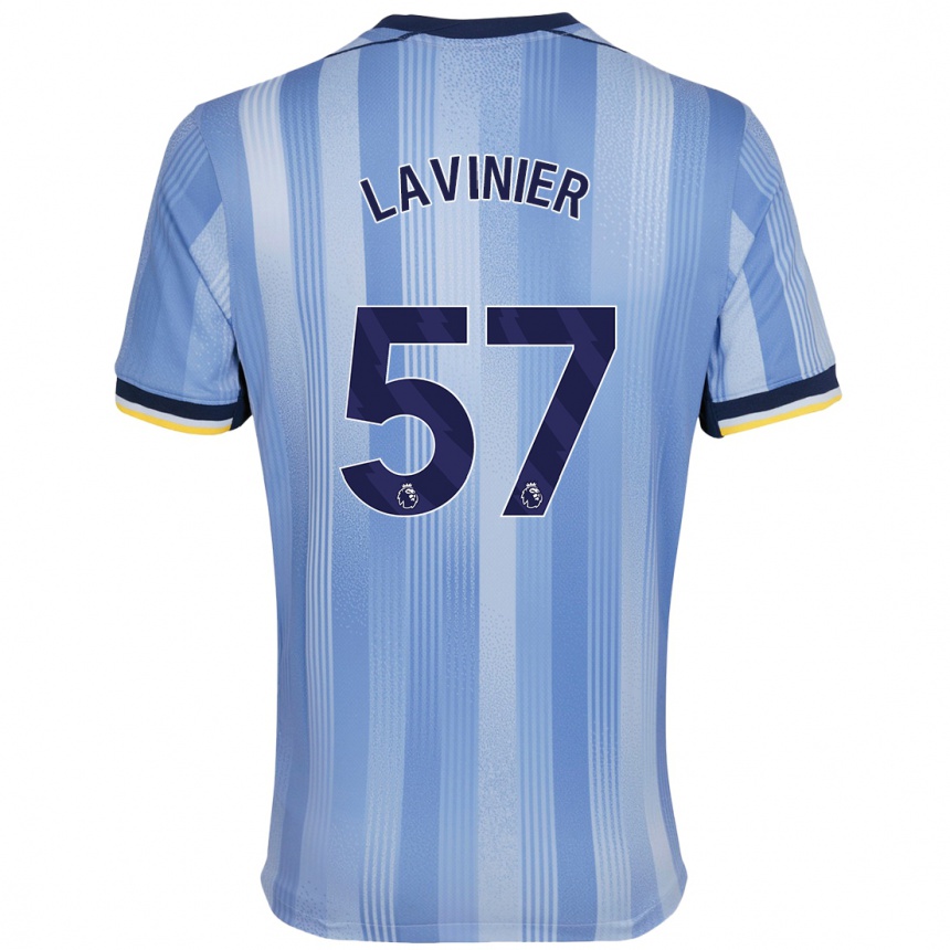 Enfant Football Maillot Marcel Lavinier #57 Bleu Clair Tenues Extérieur 2024/25 Canada