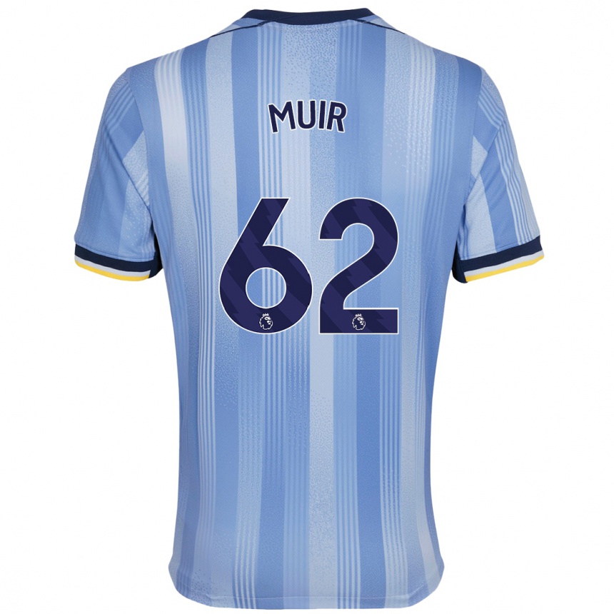 Enfant Football Maillot Marqes Muir #62 Bleu Clair Tenues Extérieur 2024/25 Canada