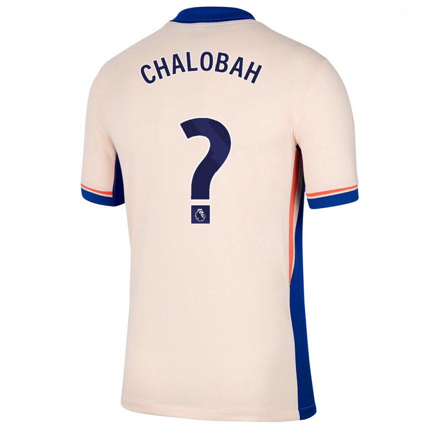 Enfant Football Maillot Trevoh Chalobah #0 Beige Clair Tenues Extérieur 2024/25 Canada