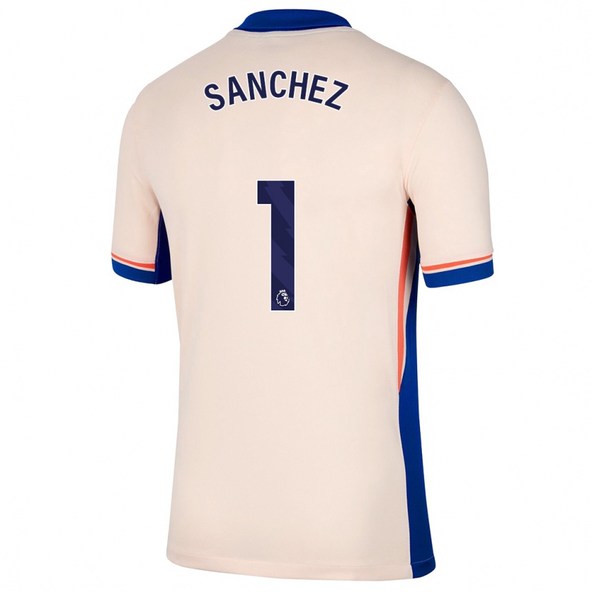 Enfant Football Maillot Robert Sánchez #1 Beige Clair Tenues Extérieur 2024/25 Canada