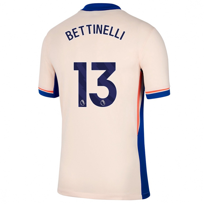 Enfant Football Maillot Marcus Bettinelli #13 Beige Clair Tenues Extérieur 2024/25 Canada