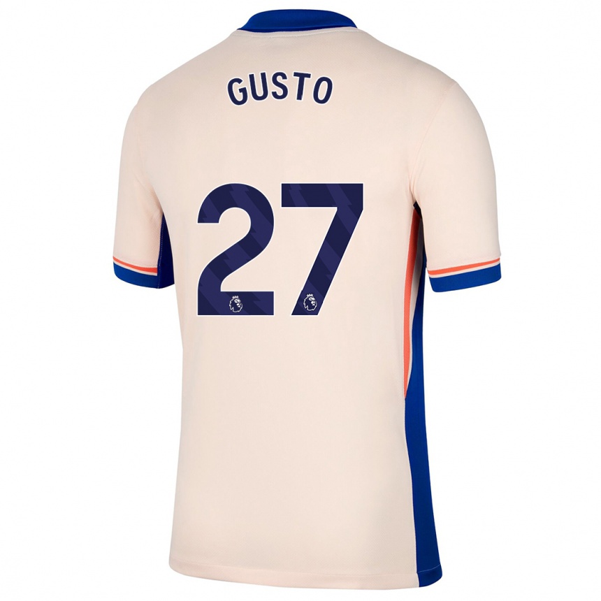 Kids Football Malo Gusto #27 Light Beige Away Jersey 2024/25 T-Shirt Canada