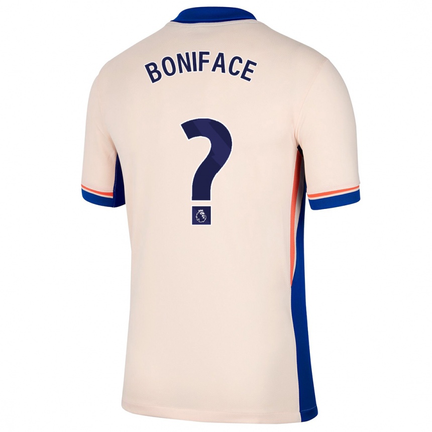 Enfant Football Maillot Somto Boniface #0 Beige Clair Tenues Extérieur 2024/25 Canada