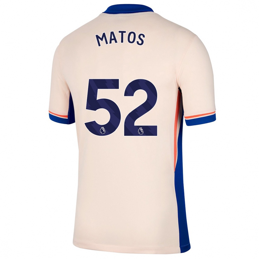 Enfant Football Maillot Alex Matos #52 Beige Clair Tenues Extérieur 2024/25 Canada