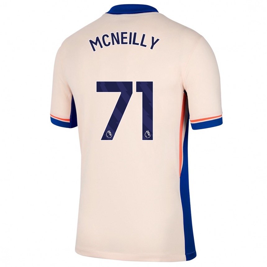 Enfant Football Maillot Donnell Mcneilly #71 Beige Clair Tenues Extérieur 2024/25 Canada