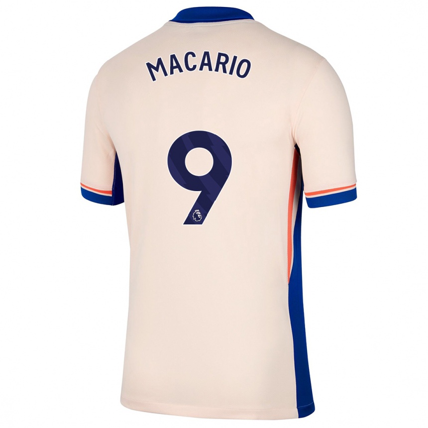 Enfant Football Maillot Catarina Macario #9 Beige Clair Tenues Extérieur 2024/25 Canada