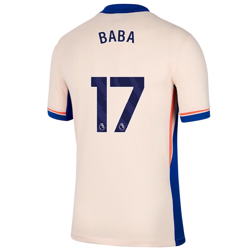 Enfant Football Maillot Abdul-Rahman Baba #17 Beige Clair Tenues Extérieur 2024/25 Canada