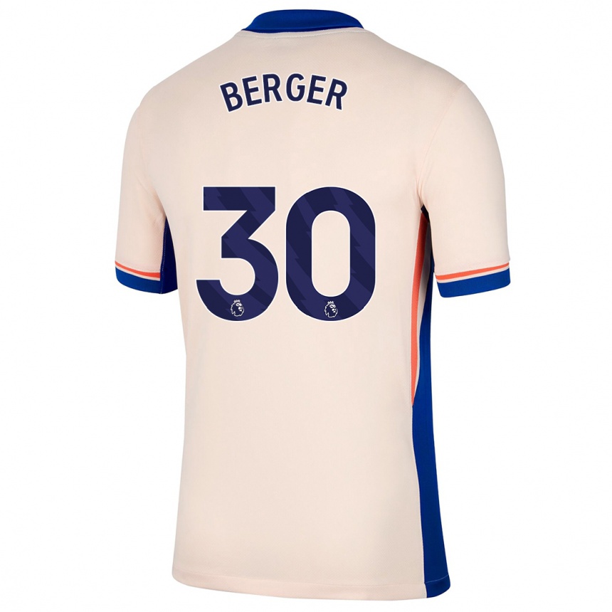 Enfant Football Maillot Ann-Katrin Berger #30 Beige Clair Tenues Extérieur 2024/25 Canada