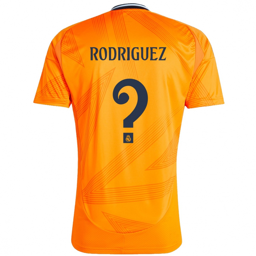 Enfant Football Maillot Alvaro Rodriguez #0 Orange Tenues Extérieur 2024/25 Canada