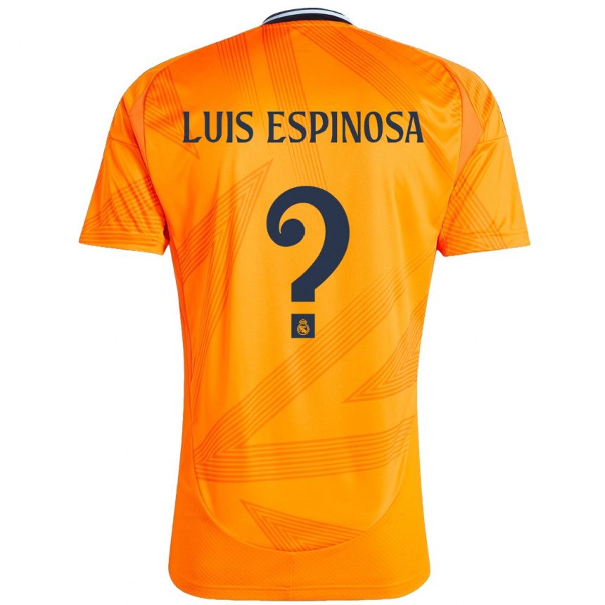 Kids Football José Luis Espinosa #0 Orange Away Jersey 2024/25 T-Shirt Canada