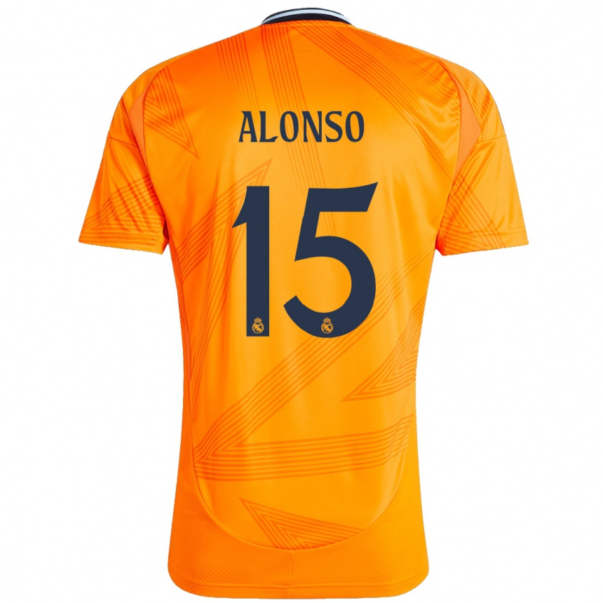 Enfant Football Maillot Borja Alonso #15 Orange Tenues Extérieur 2024/25 Canada