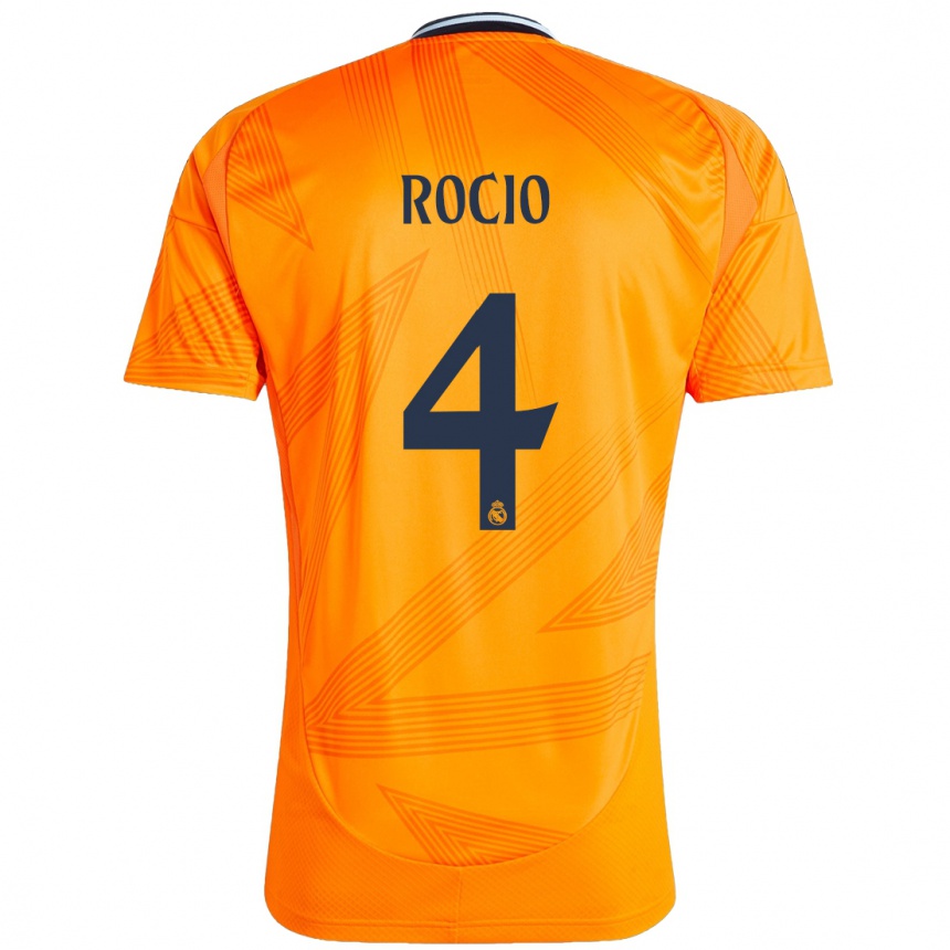 Enfant Football Maillot Rocio Galvez #4 Orange Tenues Extérieur 2024/25 Canada