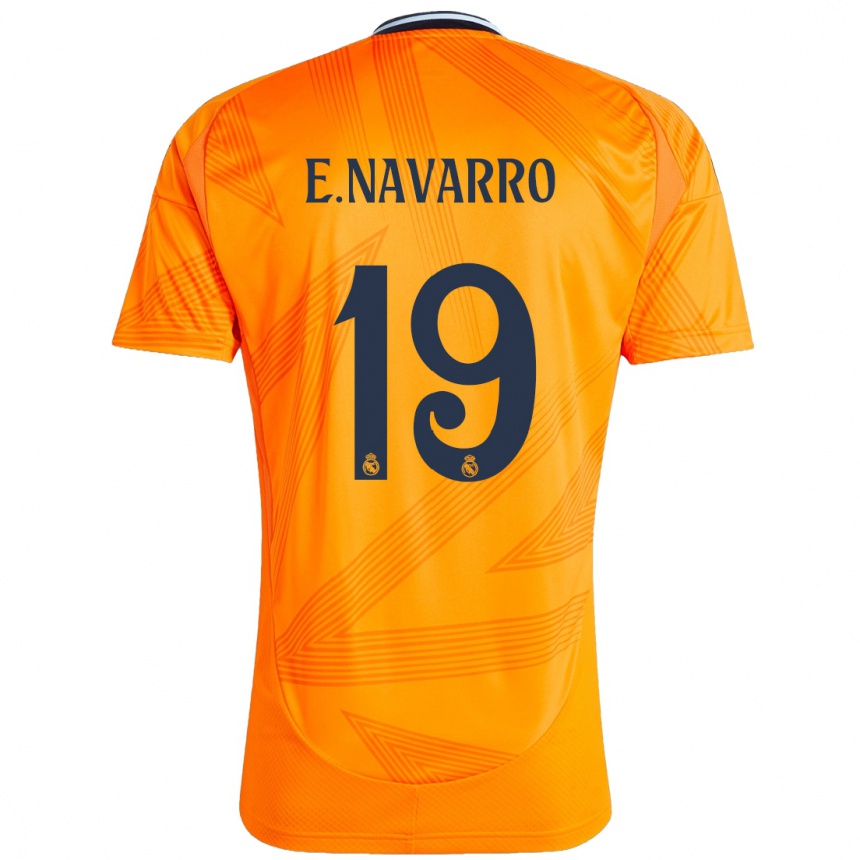 Enfant Football Maillot Eva Navarro #19 Orange Tenues Extérieur 2024/25 Canada