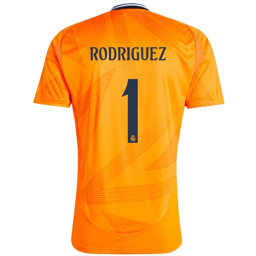 Kids Football Misa Rodriguez #1 Orange Away Jersey 2024/25 T-Shirt Canada