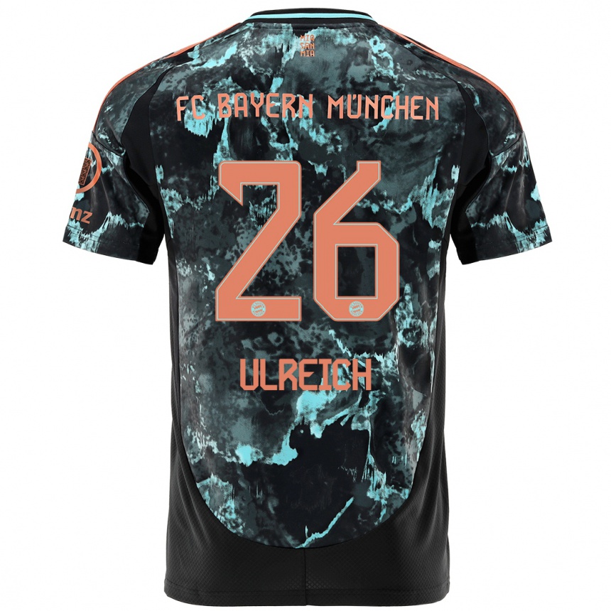 Kids Football Sven Ulreich #26 Black Away Jersey 2024/25 T-Shirt Canada