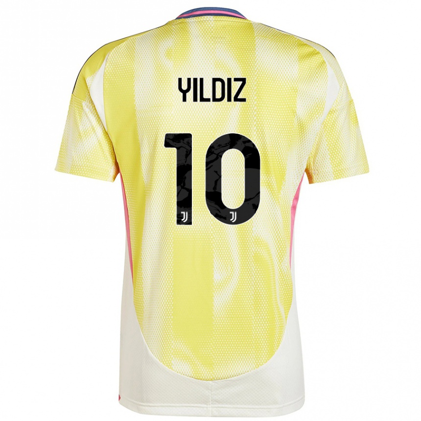 Enfant Football Maillot Kenan Yildiz #10 Jaune Solaire Tenues Extérieur 2024/25 Canada