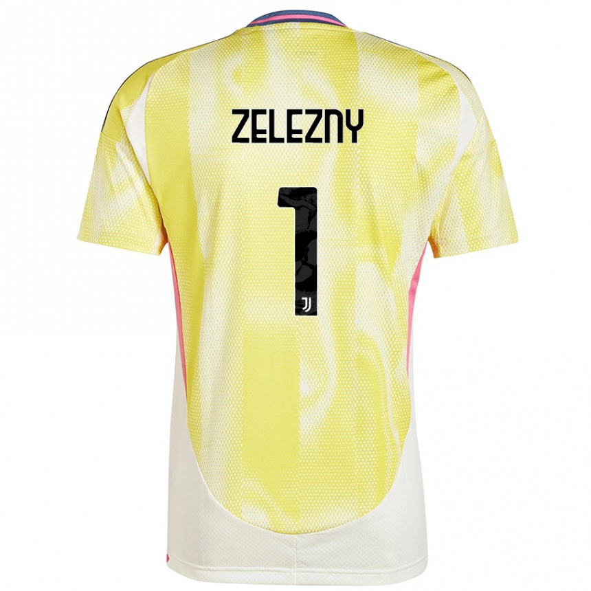 Kids Football Radoslaw Zelezny #1 Solar Yellow Away Jersey 2024/25 T-Shirt Canada