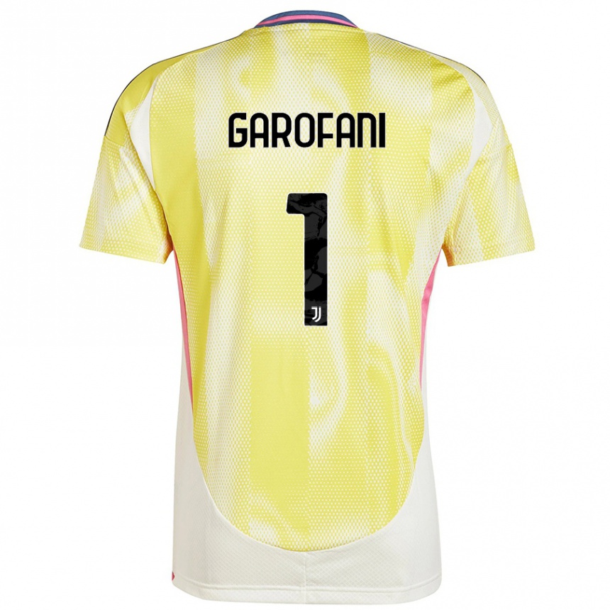 Kids Football Giovanni Garofani #1 Solar Yellow Away Jersey 2024/25 T-Shirt Canada