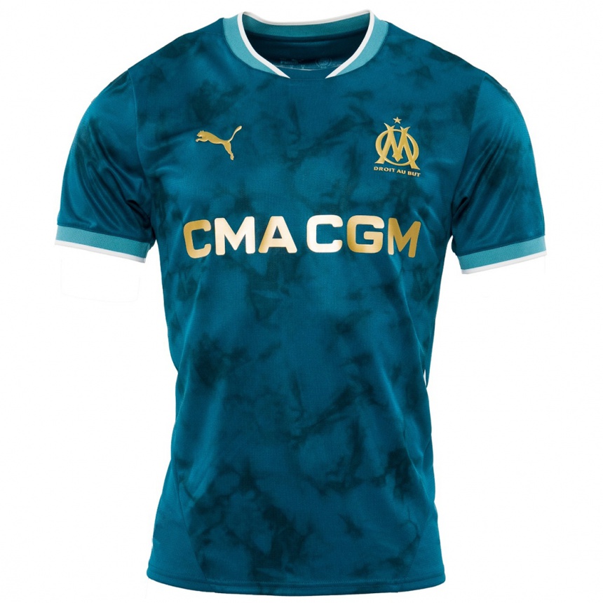 Enfant Football Maillot Manuel Nazaretian #40 Turquoise Bleu Tenues Extérieur 2024/25 Canada