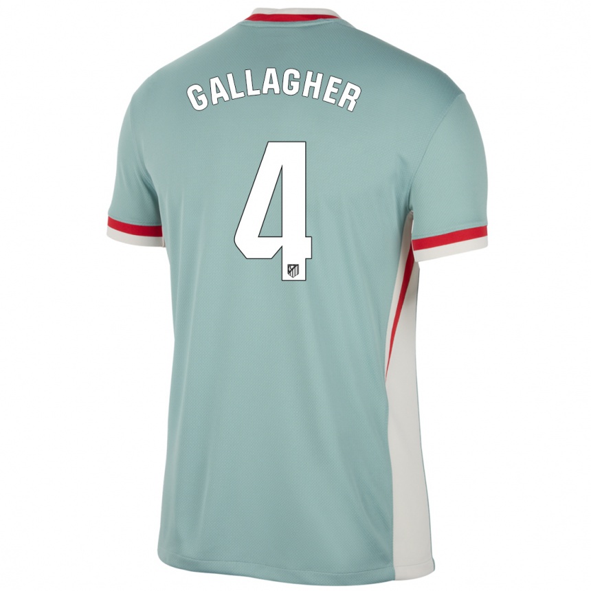 Enfant Football Maillot Conor Gallagher #4 Beige Clair Bleu Tenues Extérieur 2024/25 Canada