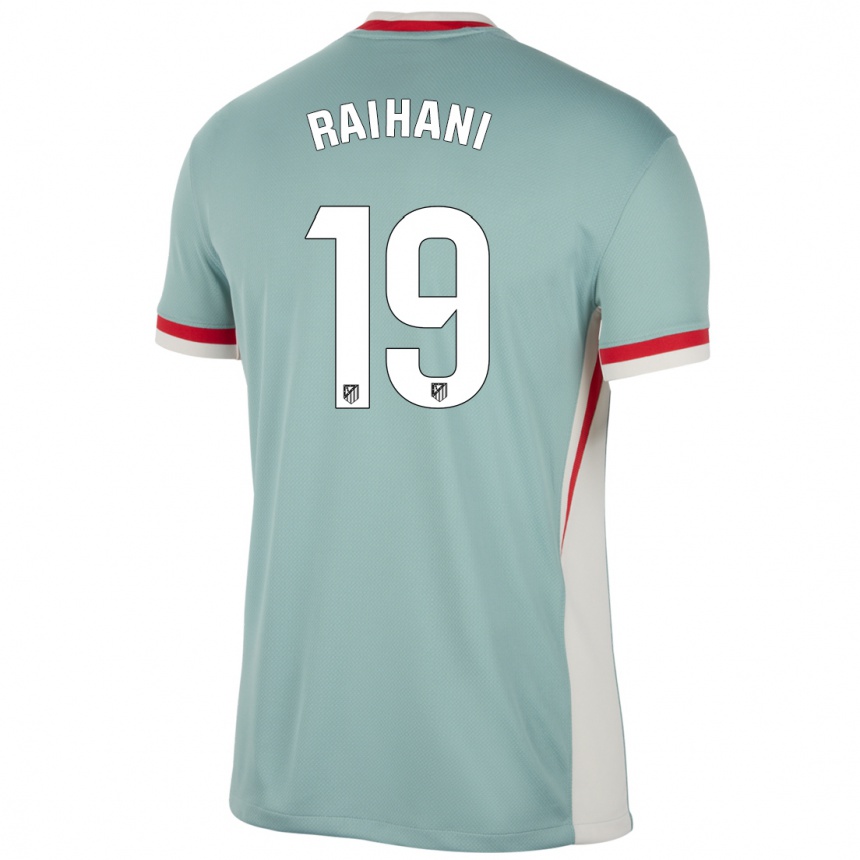 Kids Football Abde Raihani #19 Light Beige Blue Away Jersey 2024/25 T-Shirt Canada