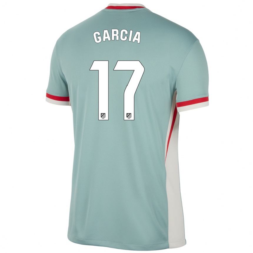 Kids Football Gaby García #17 Light Beige Blue Away Jersey 2024/25 T-Shirt Canada