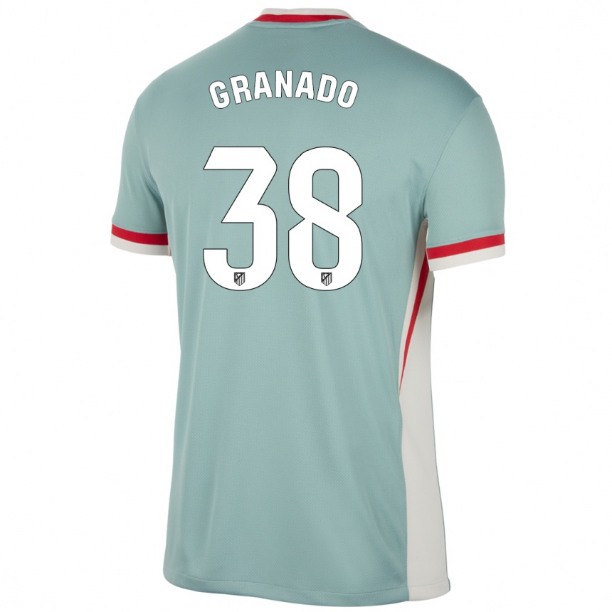 Kids Football Adrian Granado #38 Light Beige Blue Away Jersey 2024/25 T-Shirt Canada