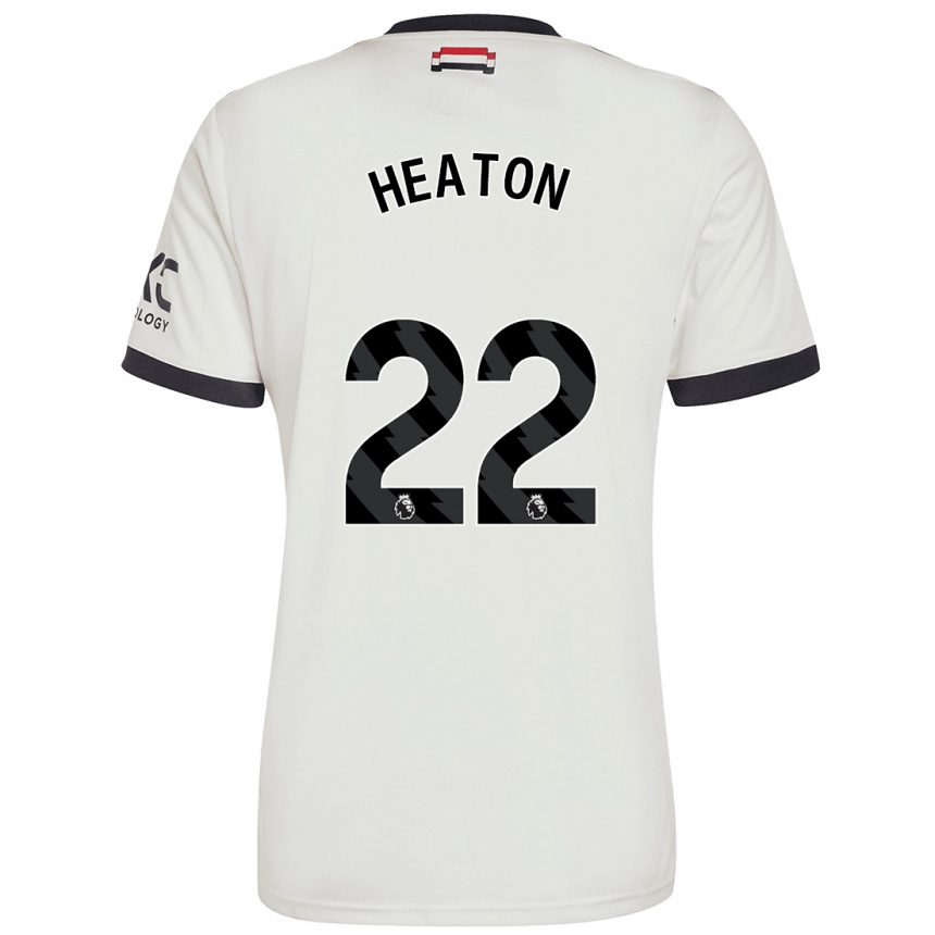 Enfant Football Maillot Tom Heaton #22 Blanc Cassé Troisieme 2024/25 Canada