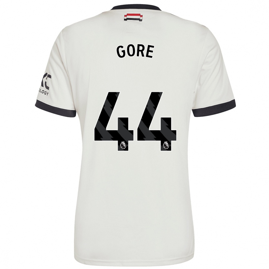 Kids Football Daniel Gore #44 Off White Third Jersey 2024/25 T-Shirt Canada