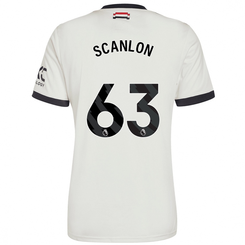 Enfant Football Maillot James Scanlon #63 Blanc Cassé Troisieme 2024/25 Canada