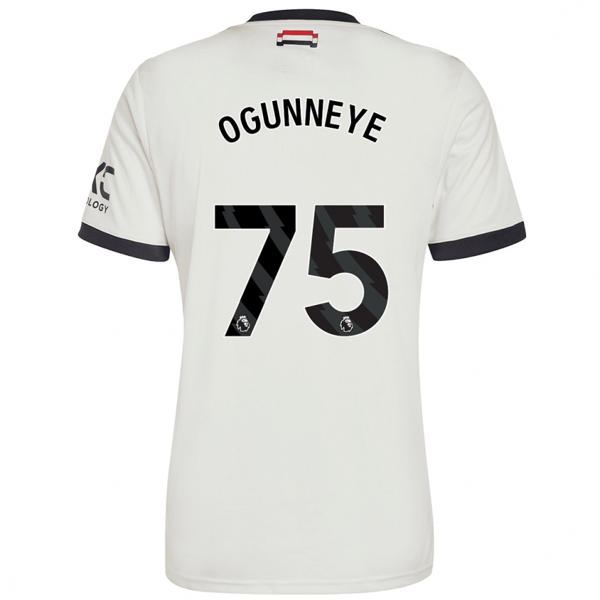 Kids Football Habeeb Ogunneye #75 Off White Third Jersey 2024/25 T-Shirt Canada