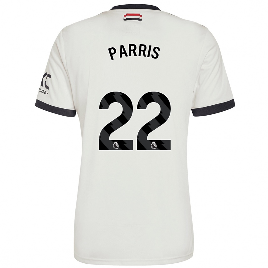 Kids Football Nikita Parris #22 Off White Third Jersey 2024/25 T-Shirt Canada