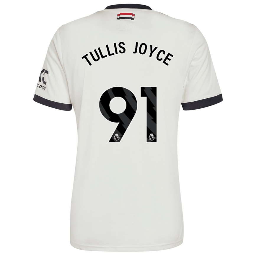 Kids Football Phallon Tullis-Joyce #91 Off White Third Jersey 2024/25 T-Shirt Canada