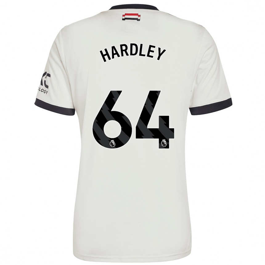 Kids Football Bjorn Hardley #64 Off White Third Jersey 2024/25 T-Shirt Canada